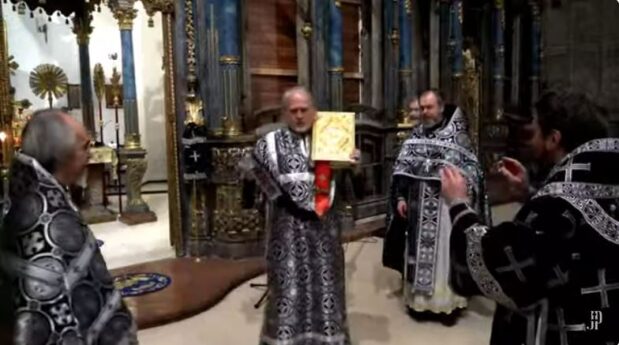 Литургия Преждеосвященных Даров в кафедральном Успенском соборе Будапешта